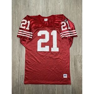 Vintage Deion Sanders #21 NFL San Francisco 49ers Wilson MEDIUM Jersey Authentic